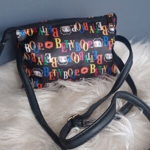 Betty Boop Multicolor Crossbody Bag